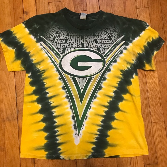 [Green Bay Packers] Vintage NFL Tie-Dye T-Shirt - Picture 7 of 16